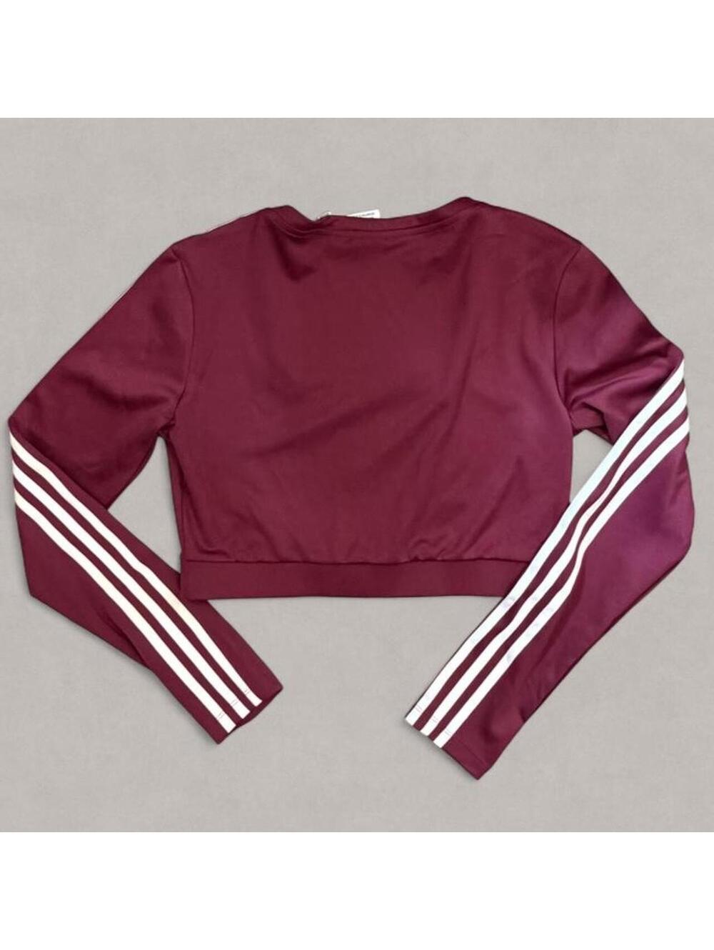 Adidas Women's Burgundy and Red Shirt - Picture 3 of 3